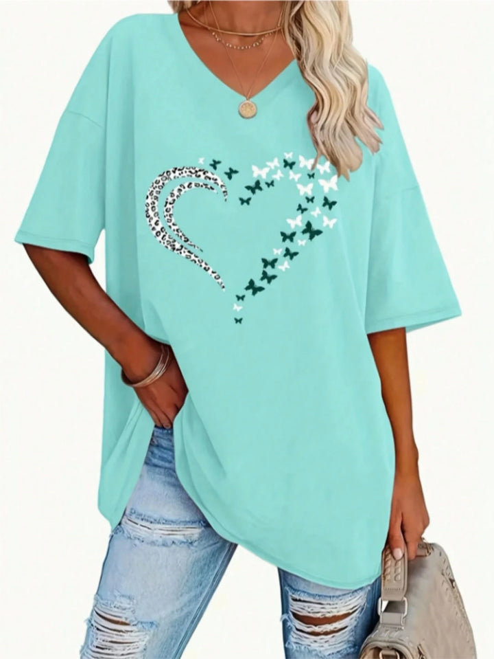 Tricou SHEIN, turcoaz