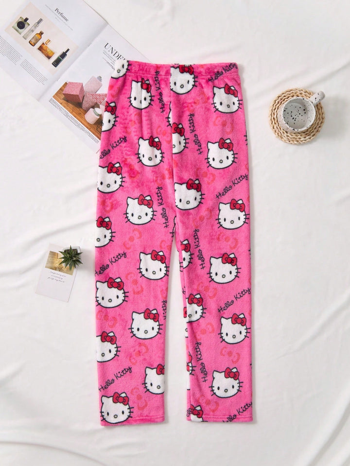 Pantaloni de pijama SHEIN, roz
