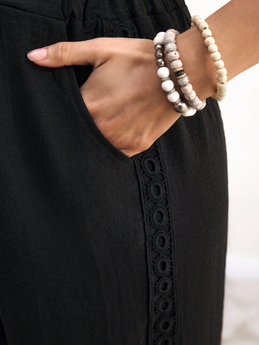 Pantaloni SHEIN, negru