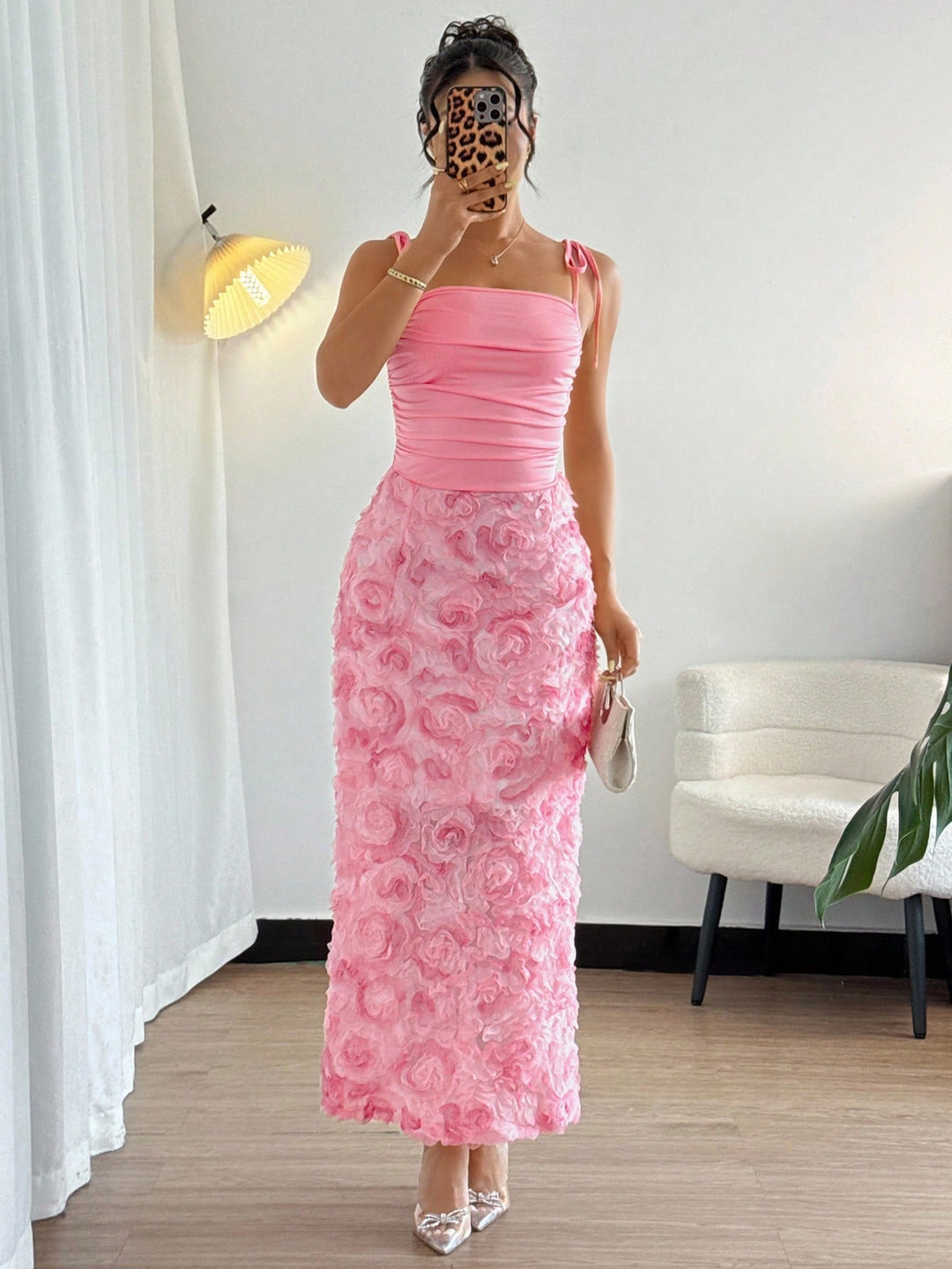 SHEIN Maxiruha, rózsaszín