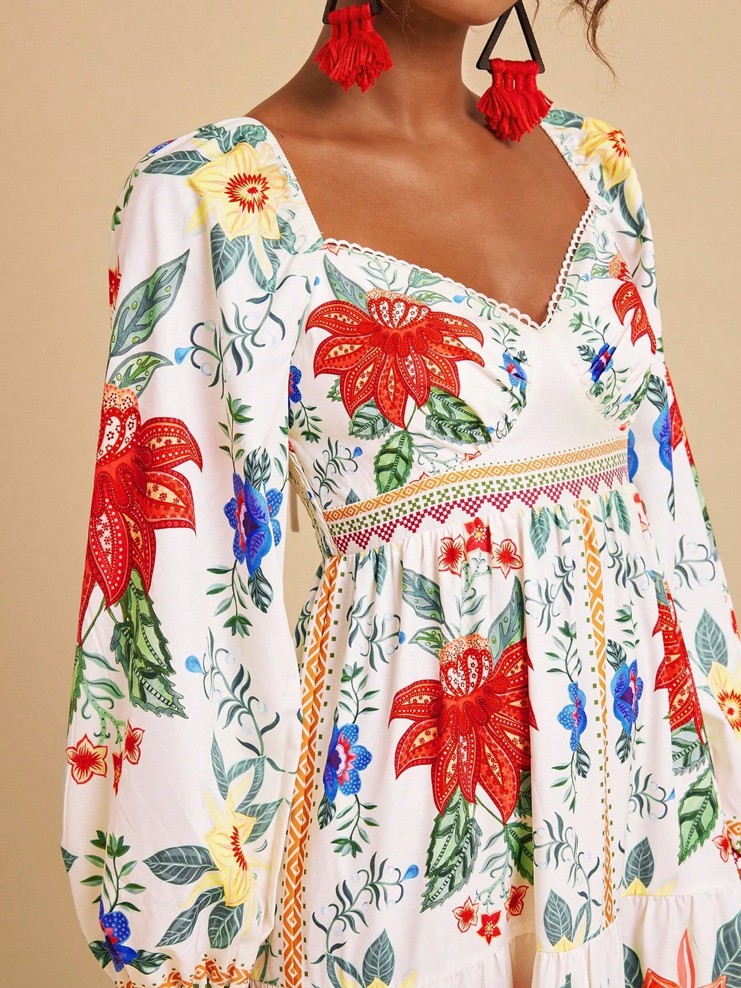 Rochie maxi SHEIN, bej