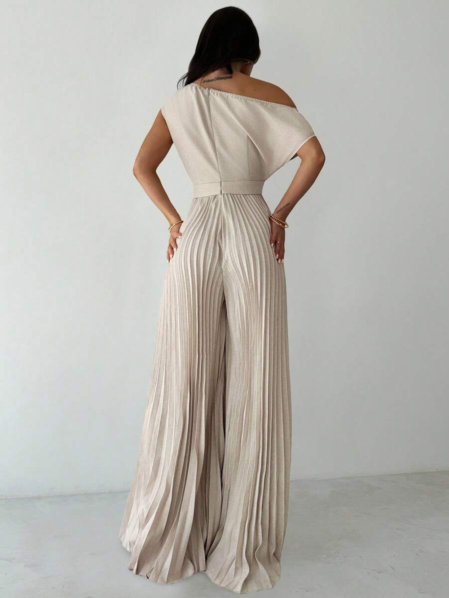 Salopetă lungă SHEIN, bej