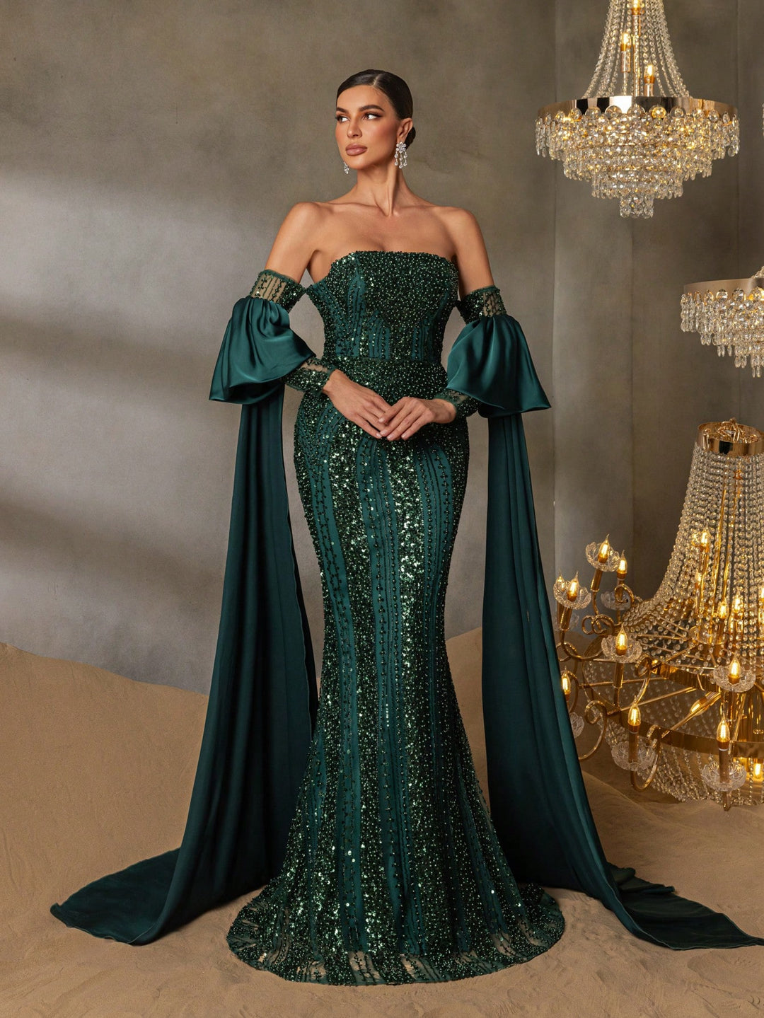 Rochie SHEIN, verde