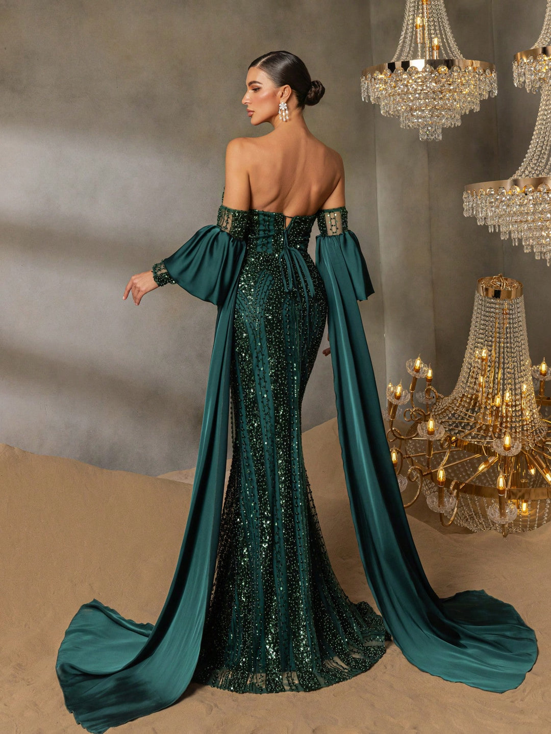 Rochie SHEIN, verde