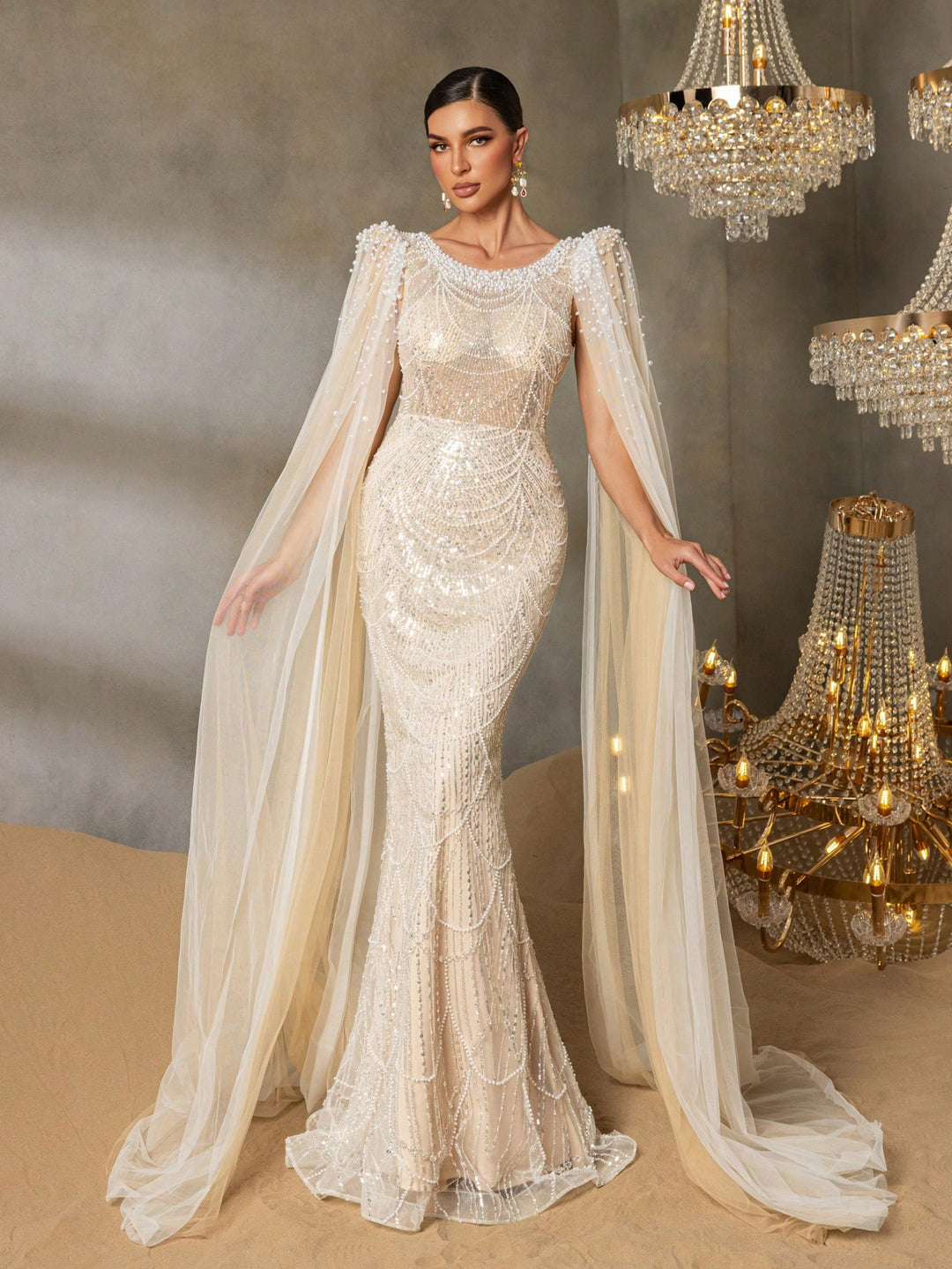 Rochie SHEIN, bej