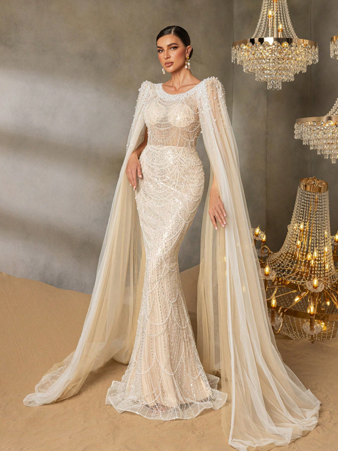 Rochie SHEIN, bej