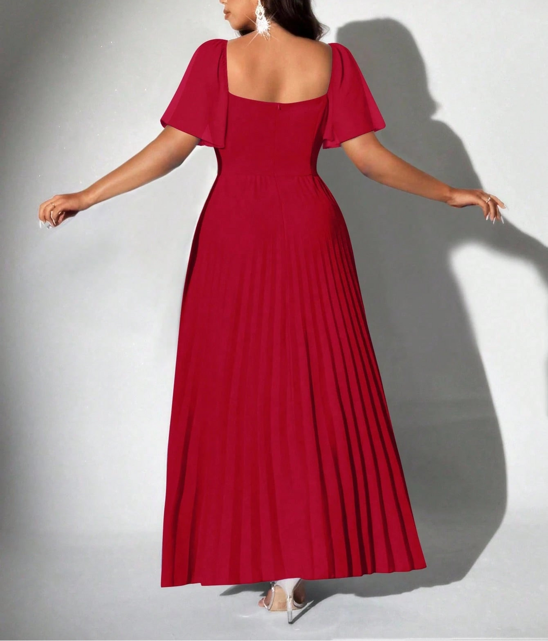 SHEIN maxi ruha, piros