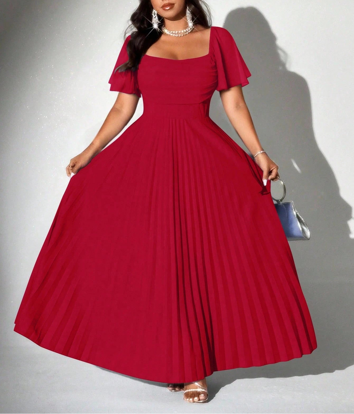 SHEIN maxi ruha, piros
