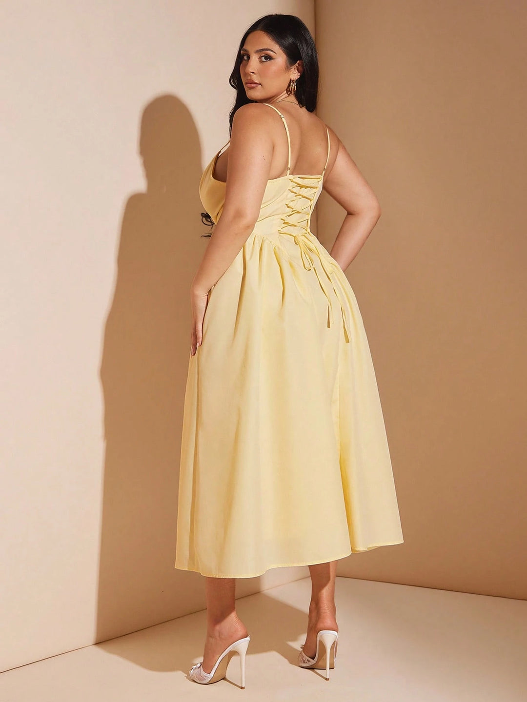 Rochie maxi SHEIN, galben