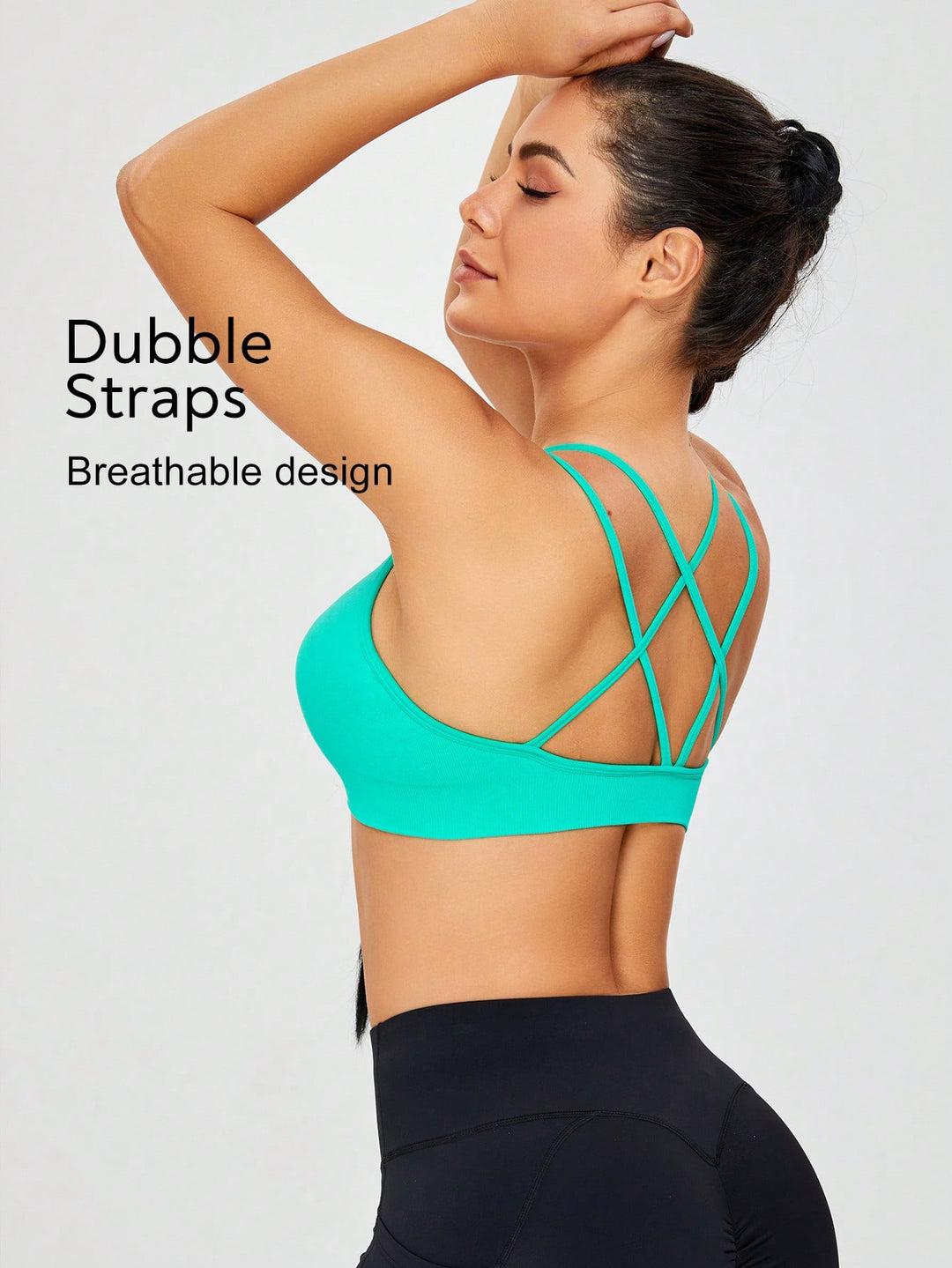 Bustieră sport SHEIN, verde