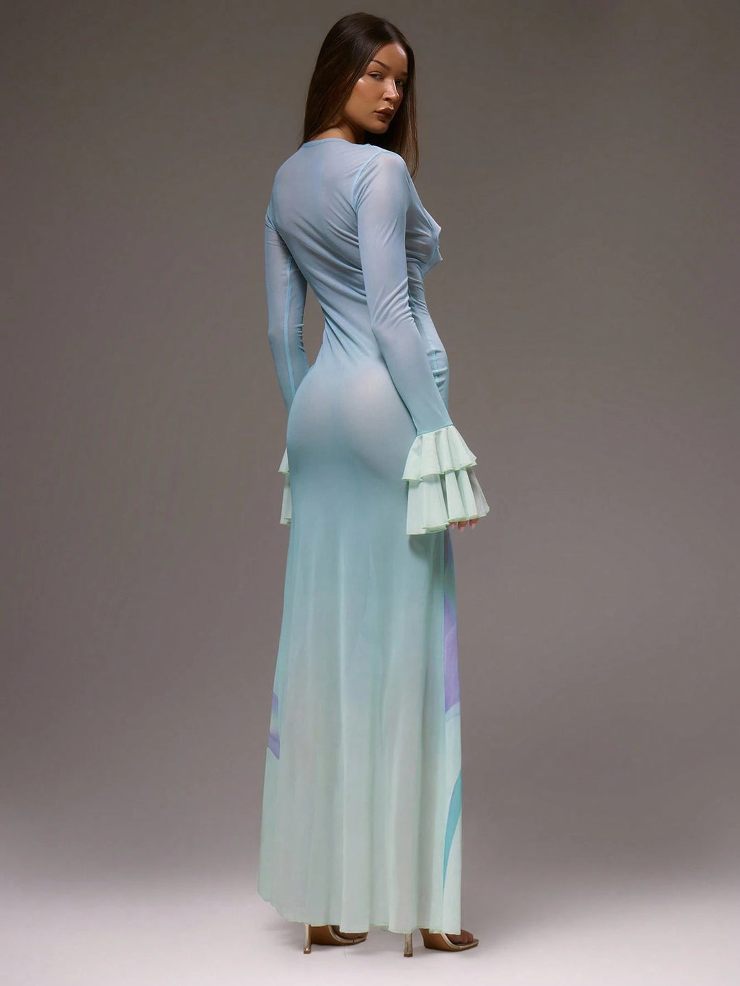 Rochie maxi SHEIN, mix culori
