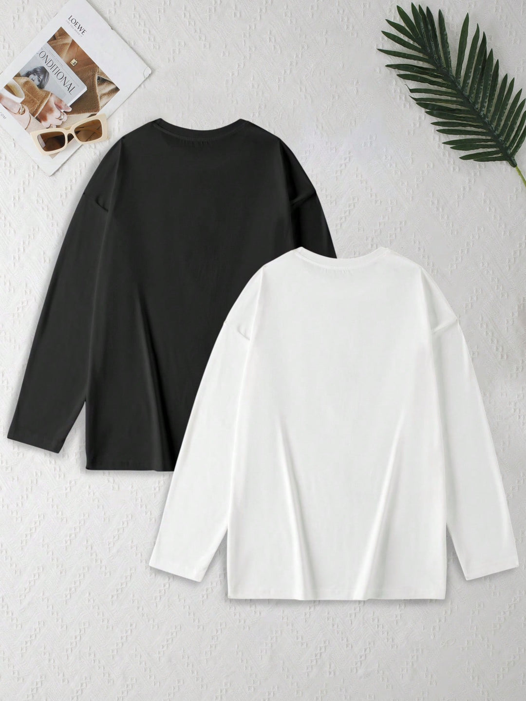 Tricou cu mâneci lungi SHEIN, mix culori