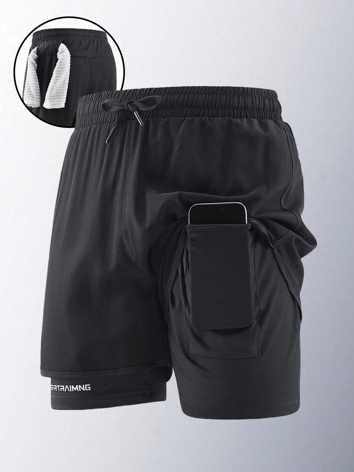 Pantaloni scurți SHEIN, negru