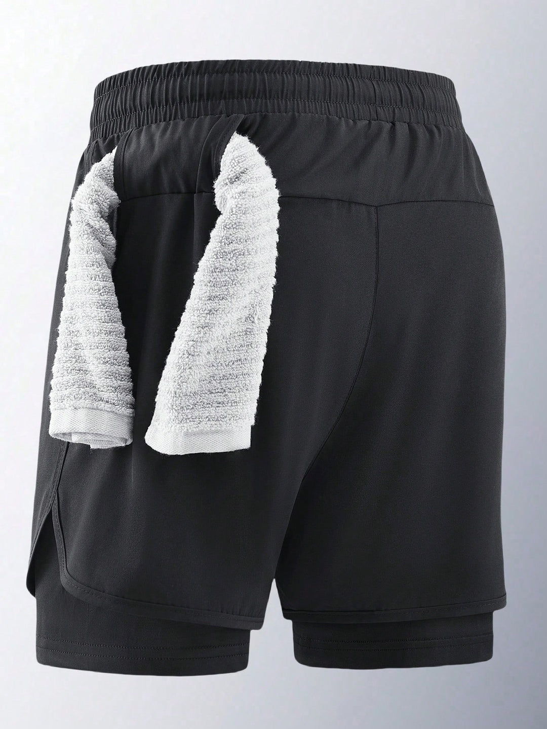 Pantaloni scurți SHEIN, negru