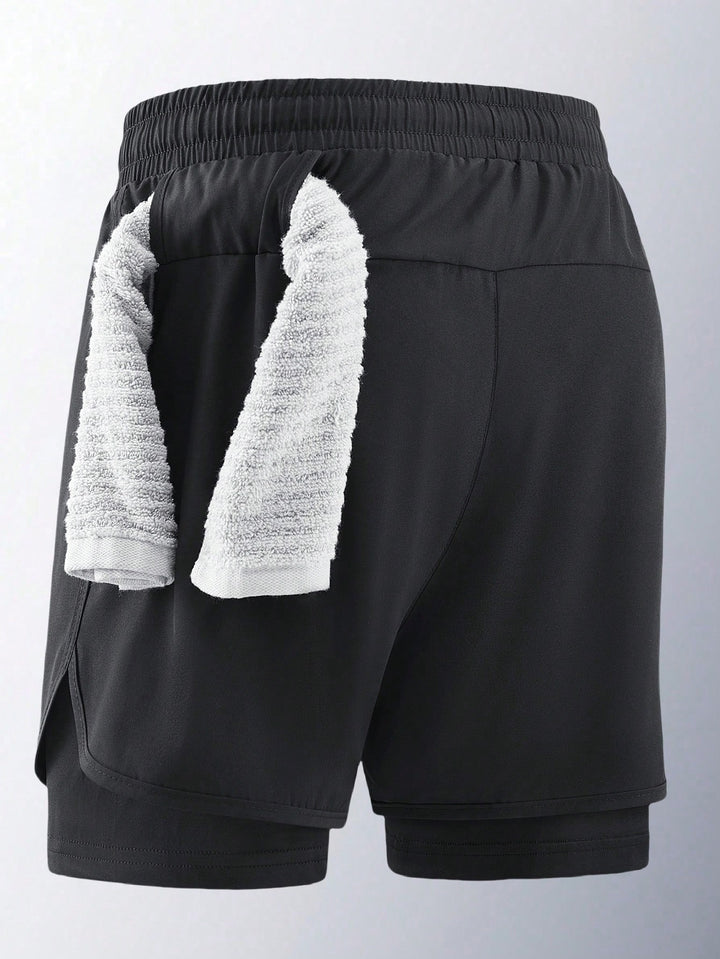 Pantaloni scurți SHEIN, negru