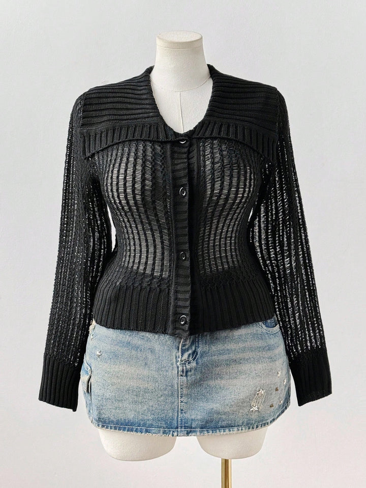 Cardigan SHEIN, negru
