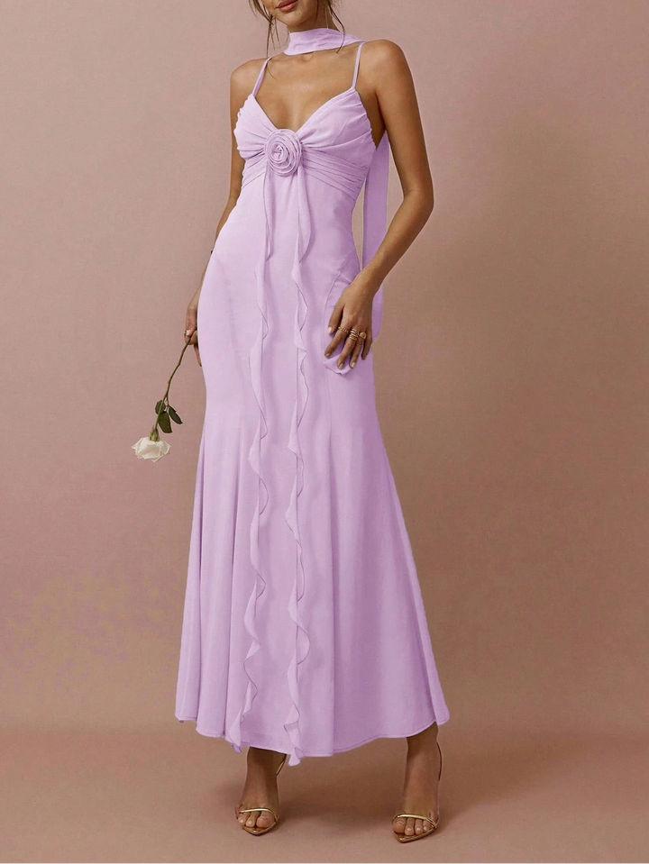 Rochie maxi Shein, roz