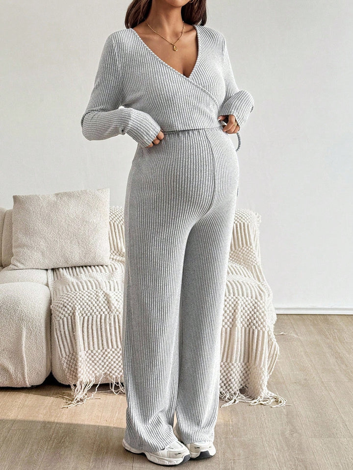 Set de haine pentru sarcina SHEIN, gri