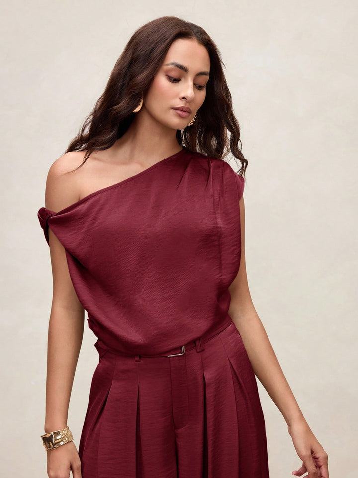 Bluza SHEIN, vișiniu