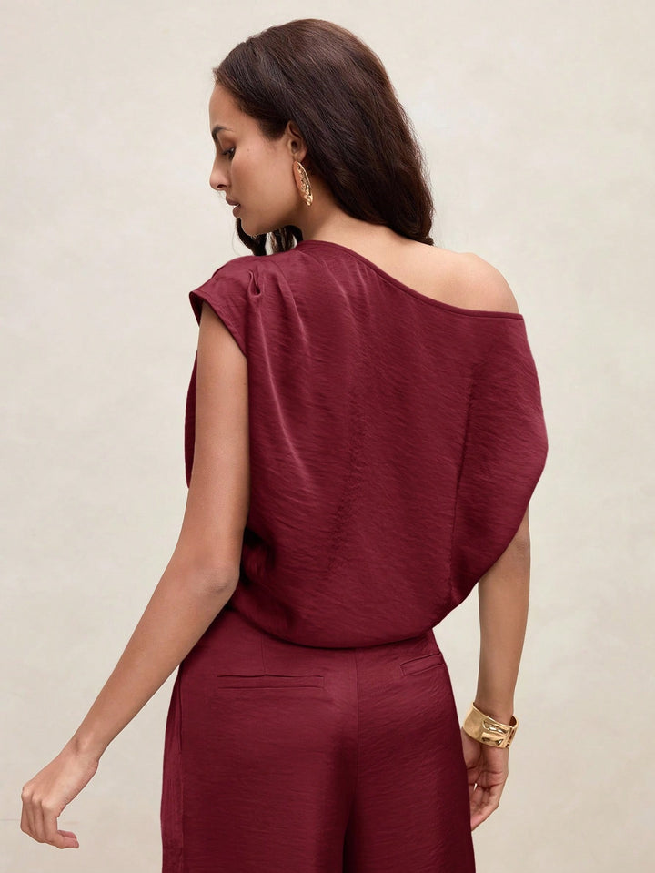 Bluza SHEIN, vișiniu