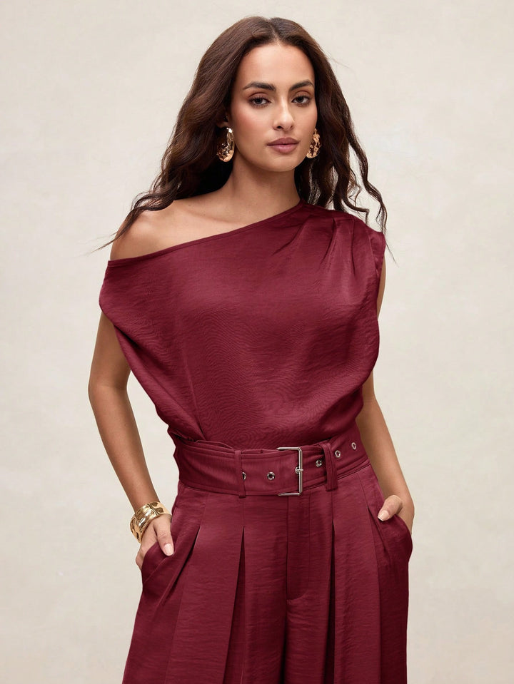 Bluza SHEIN, vișiniu