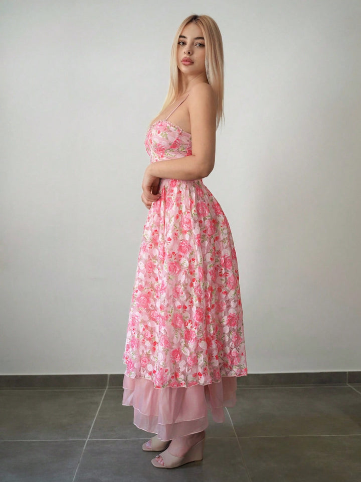 Rochie maxi SHEIN, mix culori