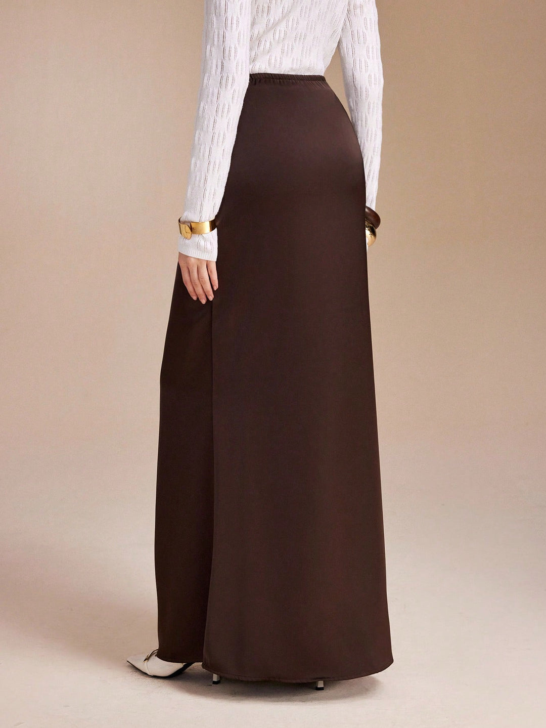 SHEIN Maxi szoknya, barna