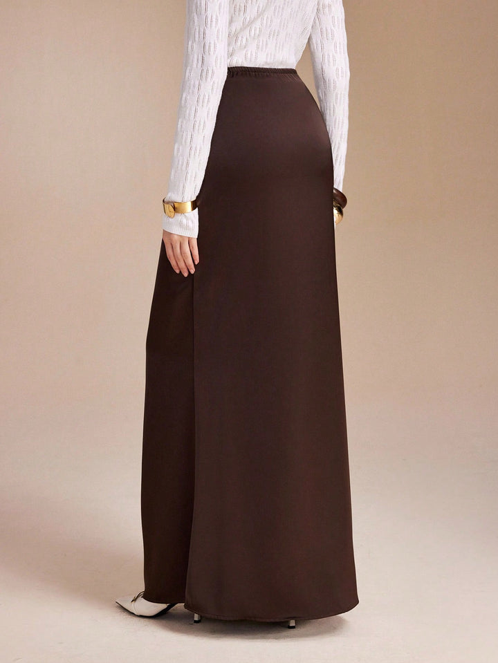 SHEIN Maxi szoknya, barna