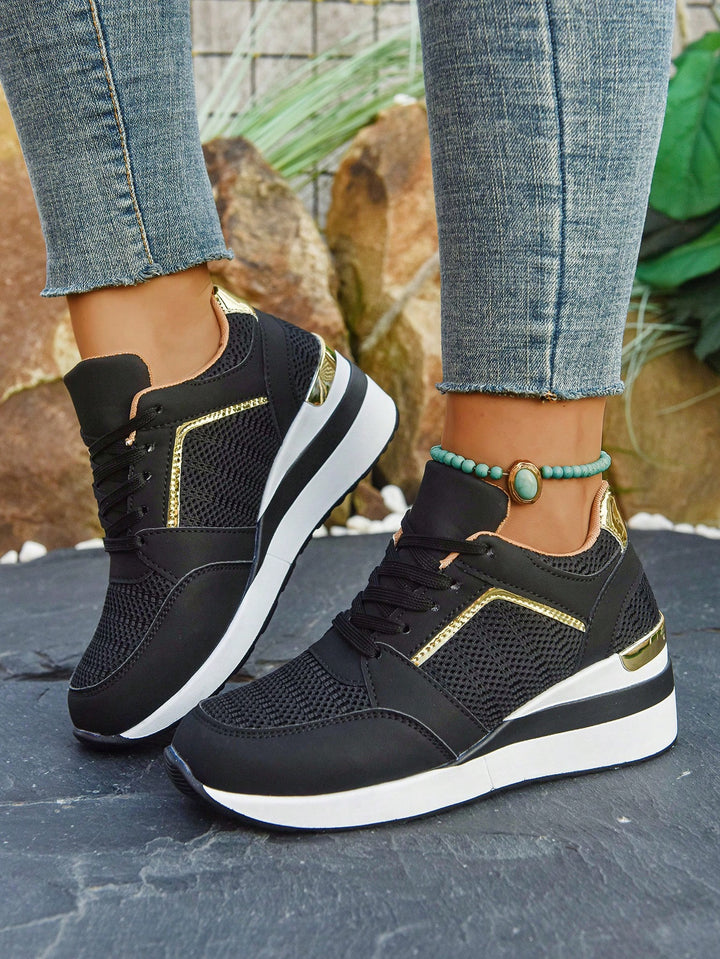 Pantofi sport SHEIN, negru