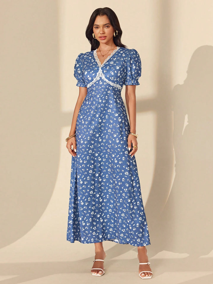 Rochie maxi SHEIN, albastru