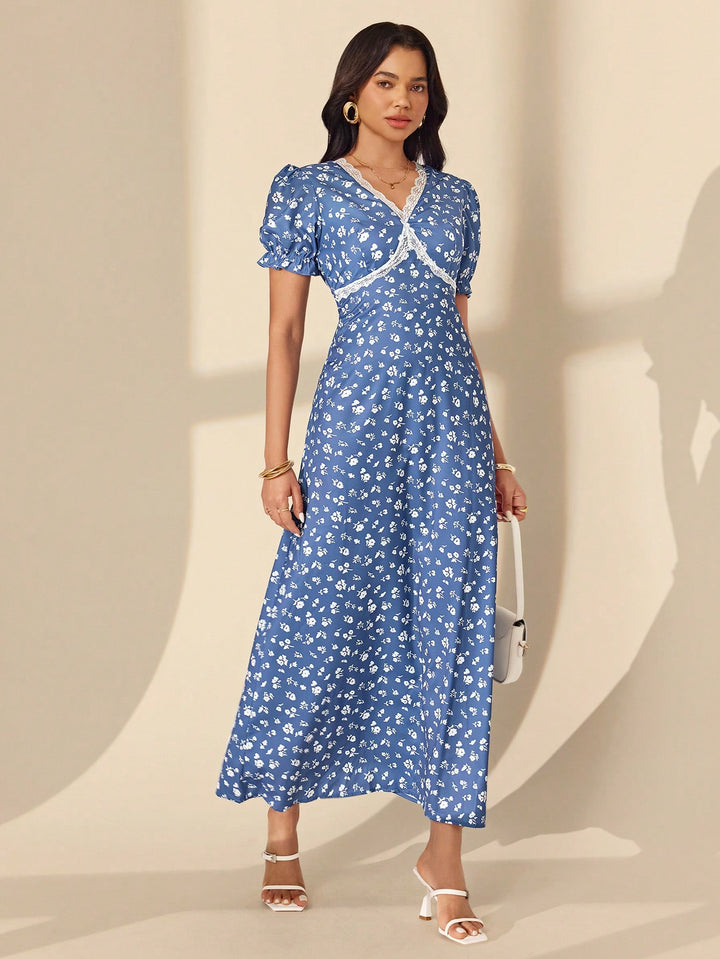 Rochie maxi SHEIN, albastru