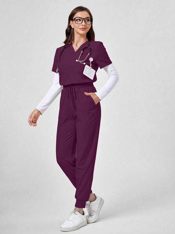 Compleu medical SHEIN, vișiniu