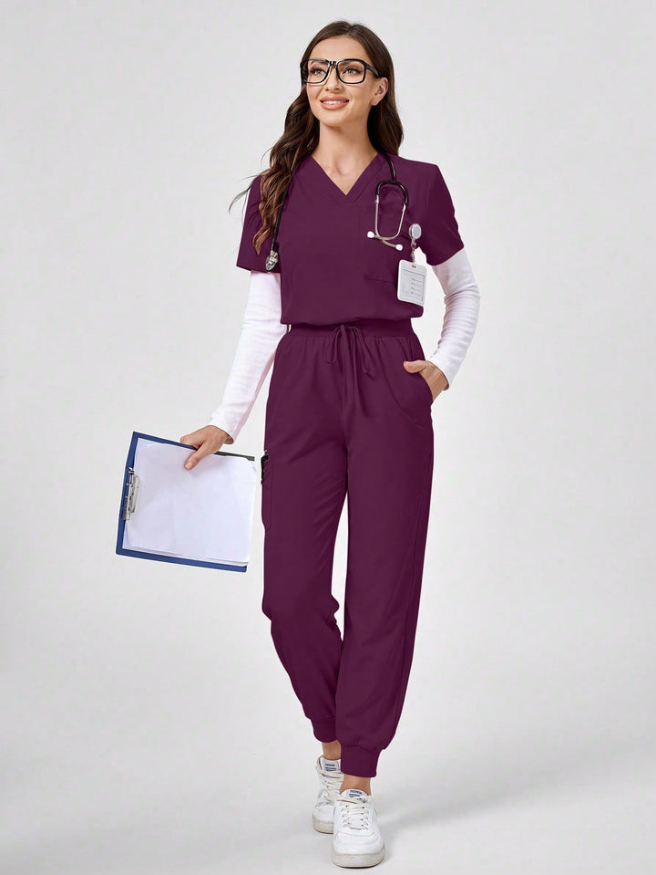 Compleu medical SHEIN, vișiniu