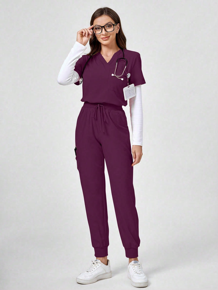 Compleu medical SHEIN, vișiniu