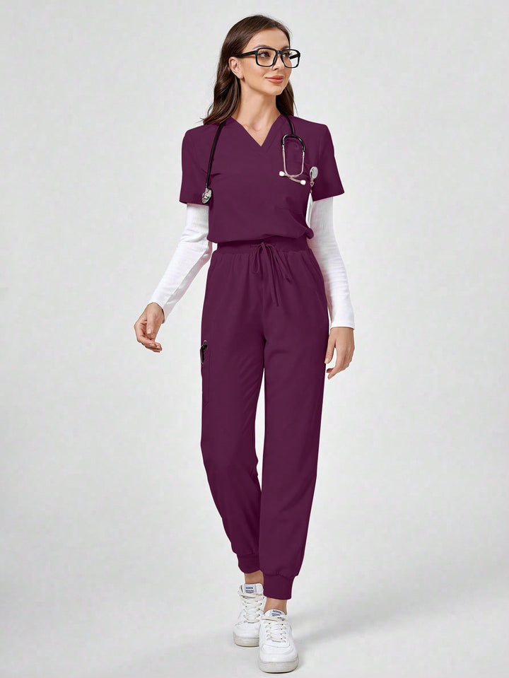 Compleu medical SHEIN, vișiniu