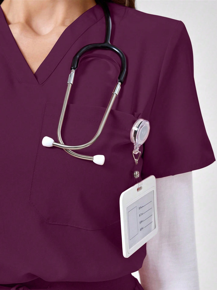Compleu medical SHEIN, vișiniu