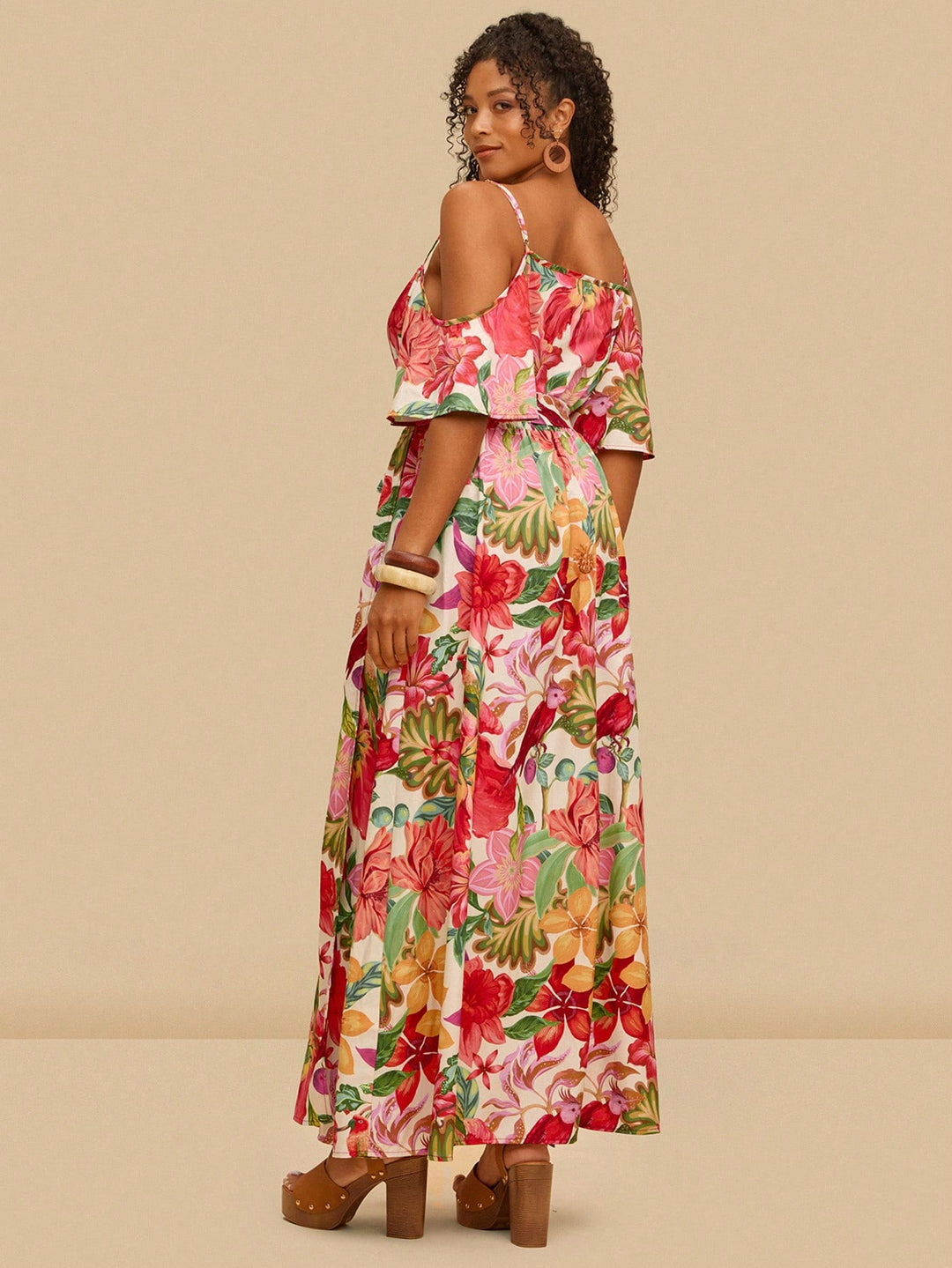 Rochie maxi SHEIN, mix culori