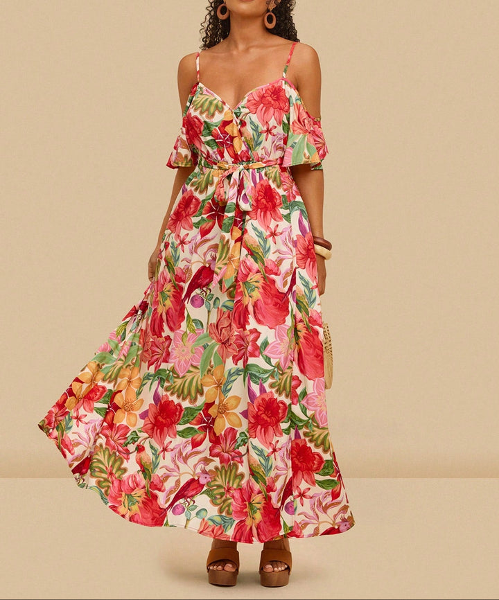 Rochie maxi SHEIN, mix culori