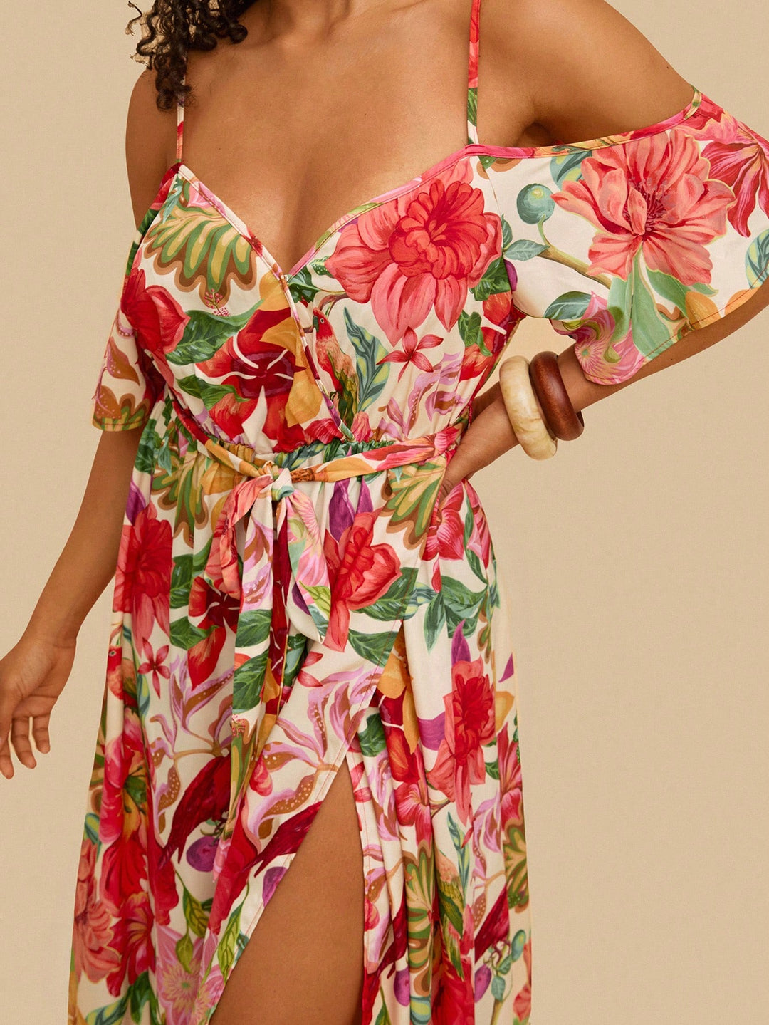 Rochie maxi SHEIN, mix culori
