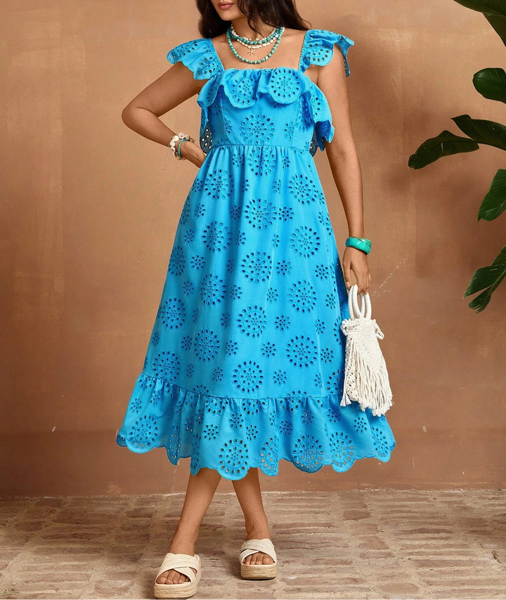 Rochie maxi SHEIN, albastru