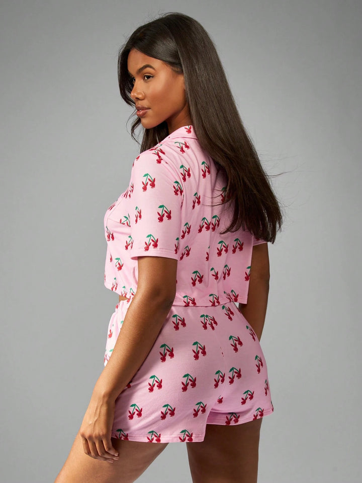 Compleu pijamale SHEIN, roz