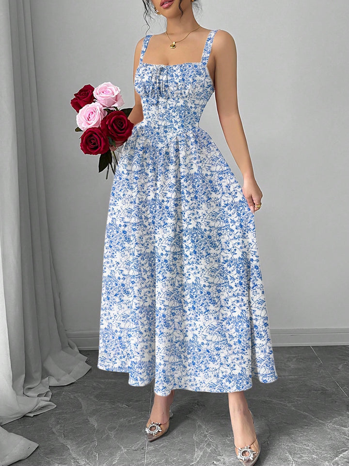 SHEIN maxi ruha, kék