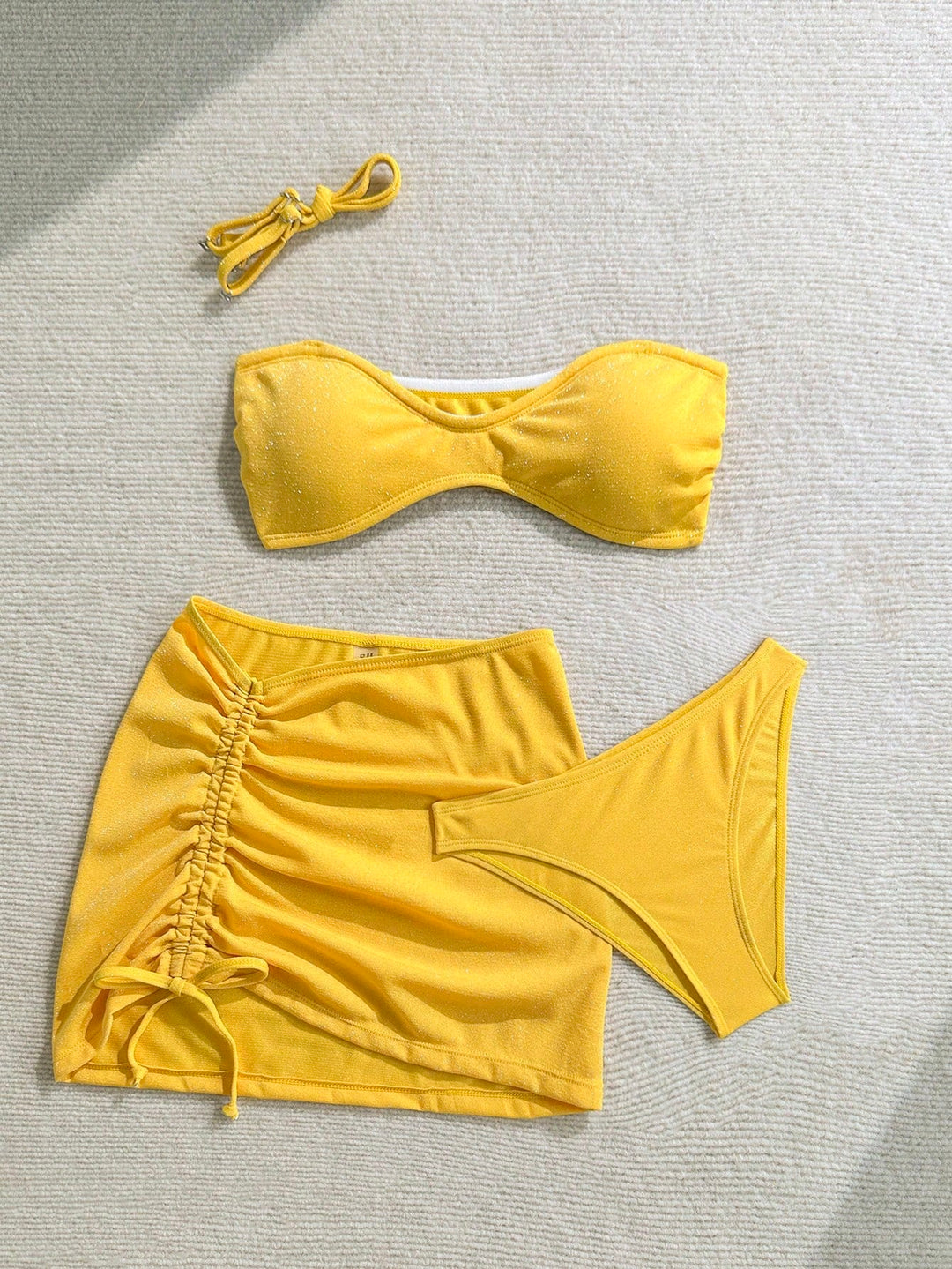 Set bikini SHEIN, galben