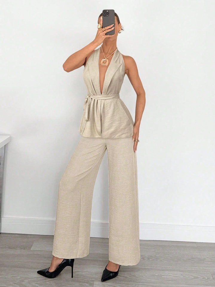 SHEIN együttes, bézs
