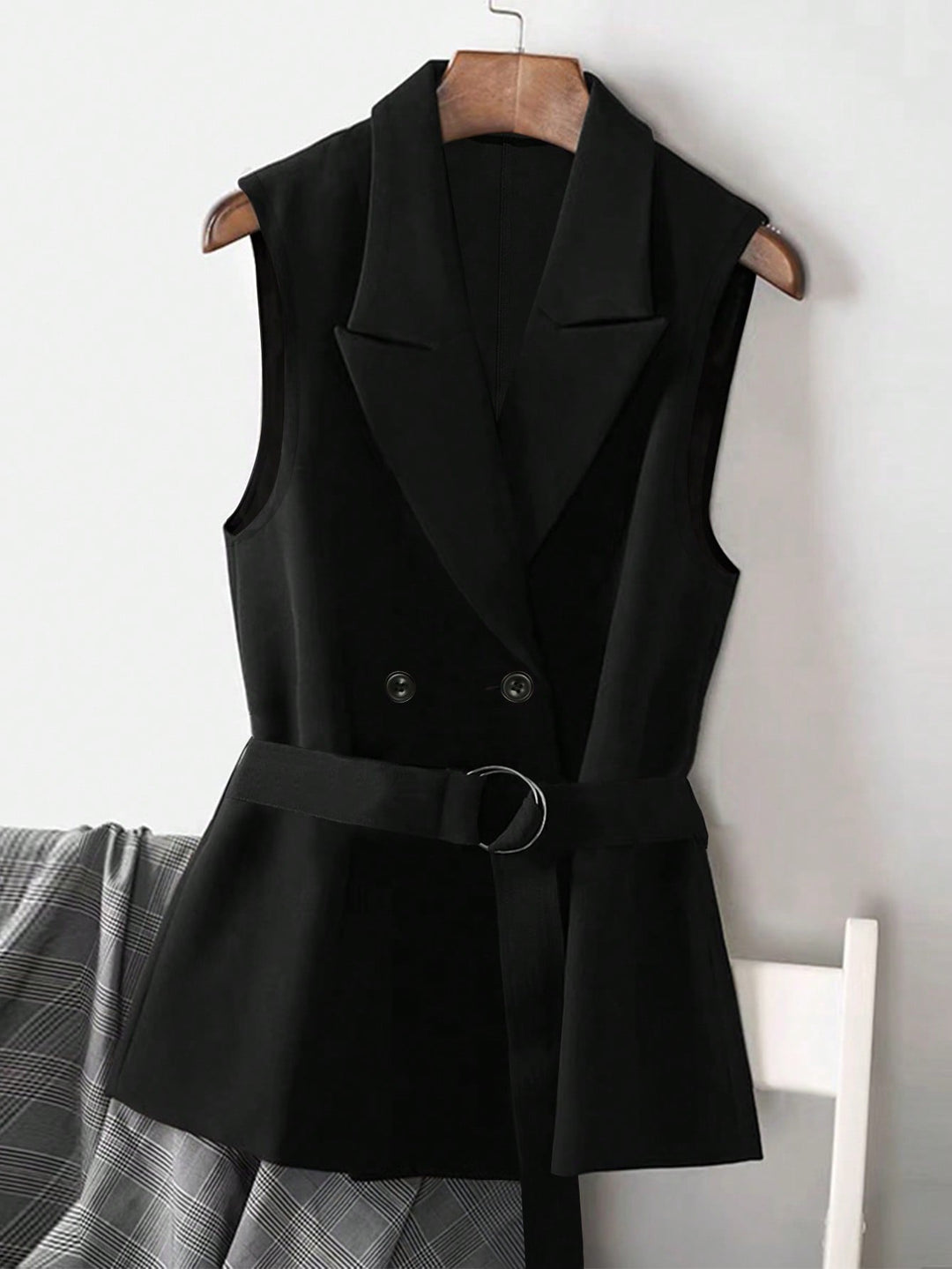 Sacou SHEIN, negru