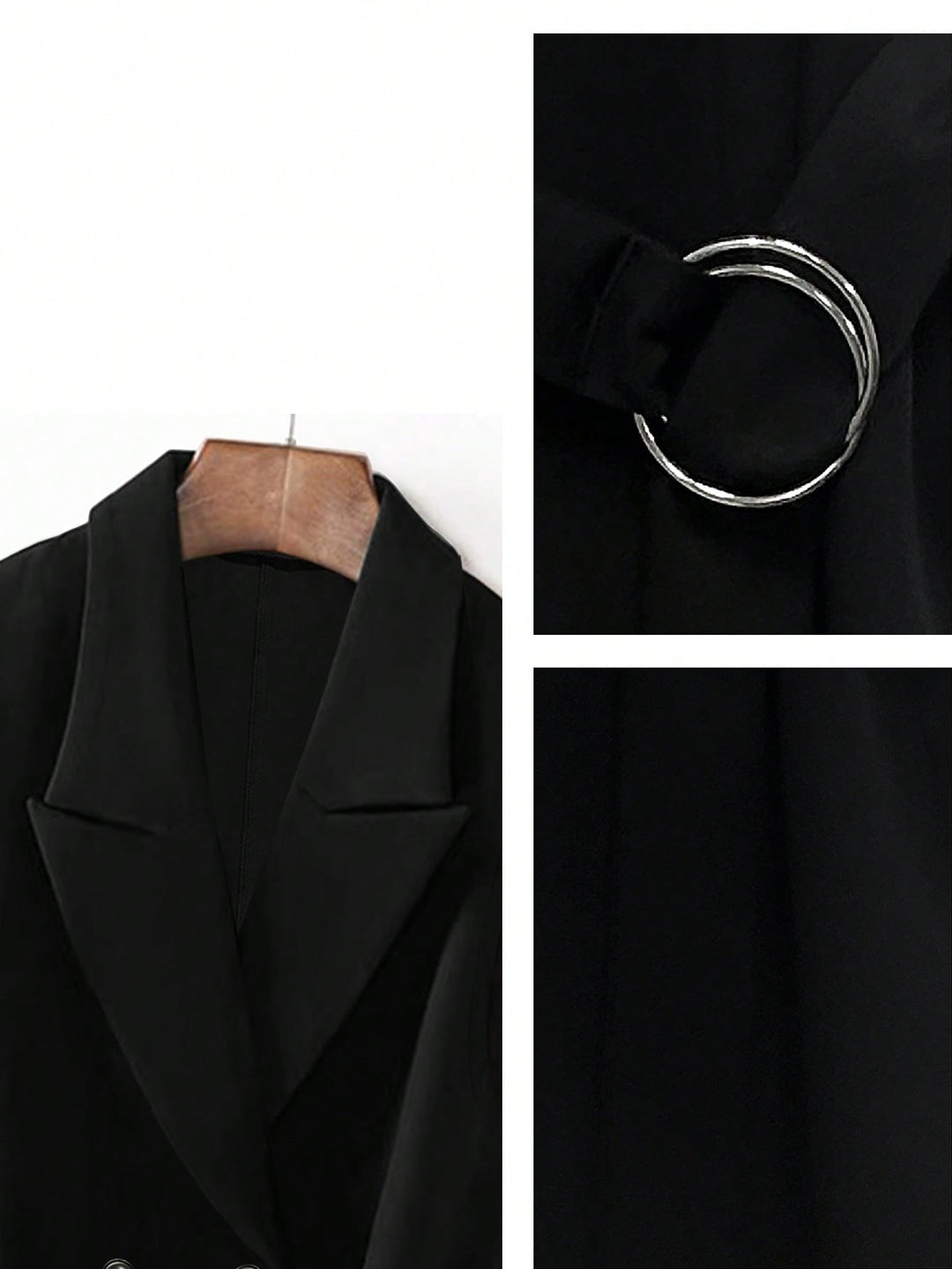 Sacou SHEIN, negru