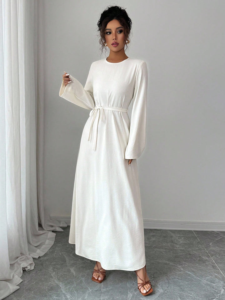Rochie maxi SHEIN, bej