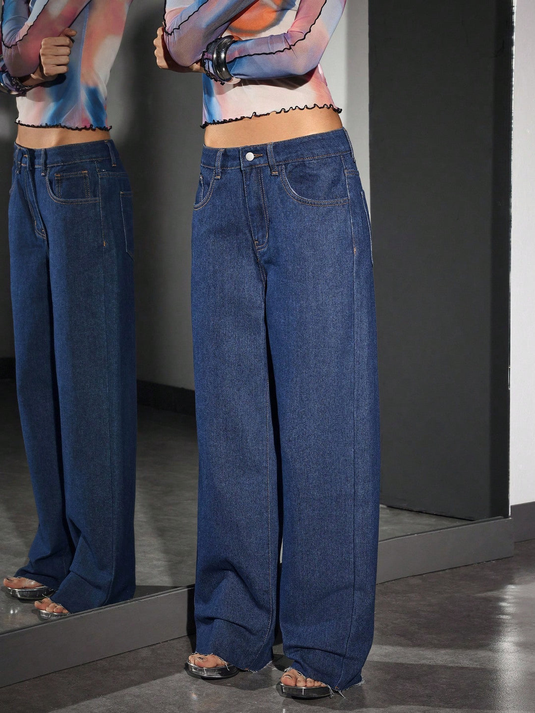 Jeans SHEIN, albastru