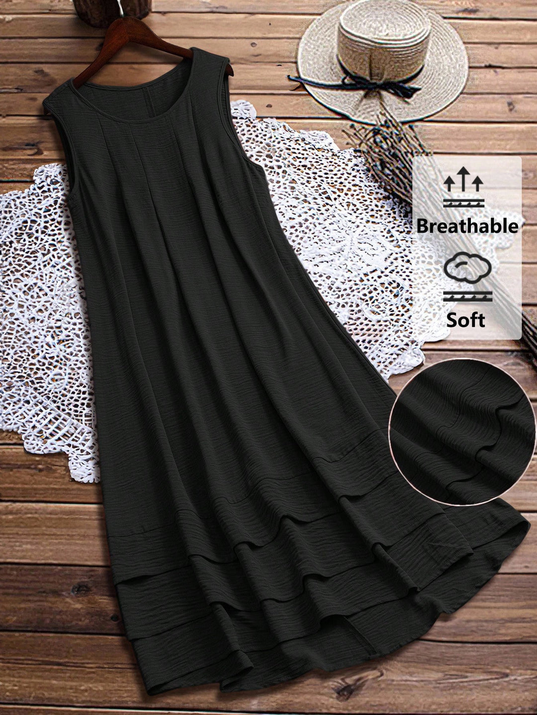 Rochie midi SHEIN, negru