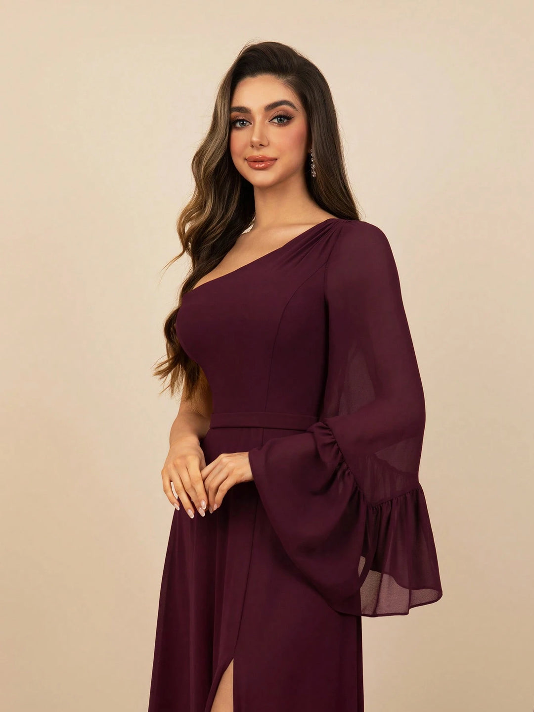 Rochie maxi SHEIN, vișiniu